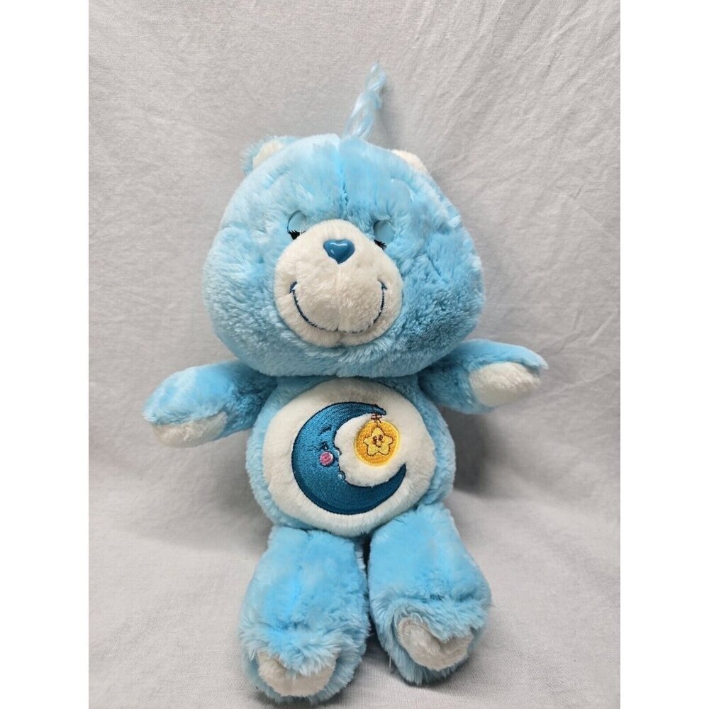 Care Bears Bedtime Bear Blue Plush 13” Carleton Cards 20th Anniversary